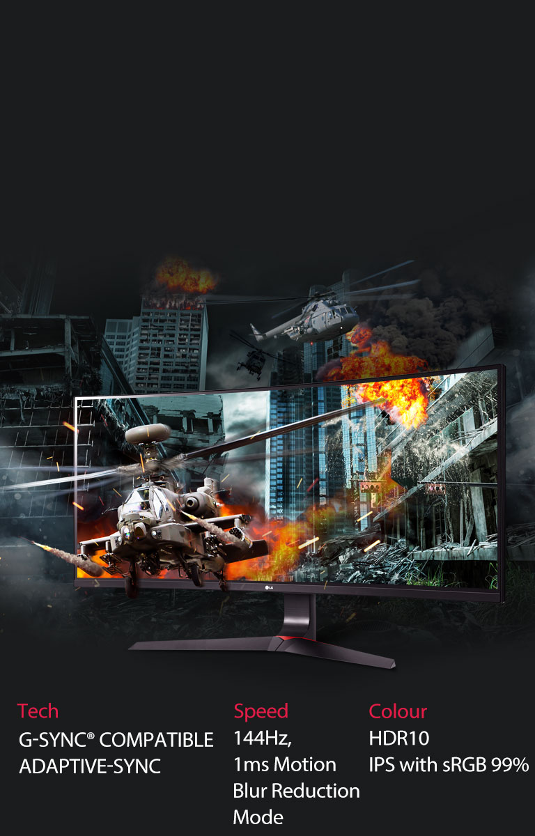 34” UltraWide Curved IPS Gaming Monitor - 34GL750-B | LG New Zealand