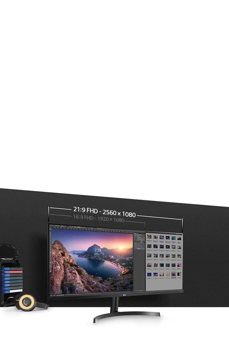 34” UltraWide Full HD IPS Monitor with HDR10 - 34WL500-B | LG New