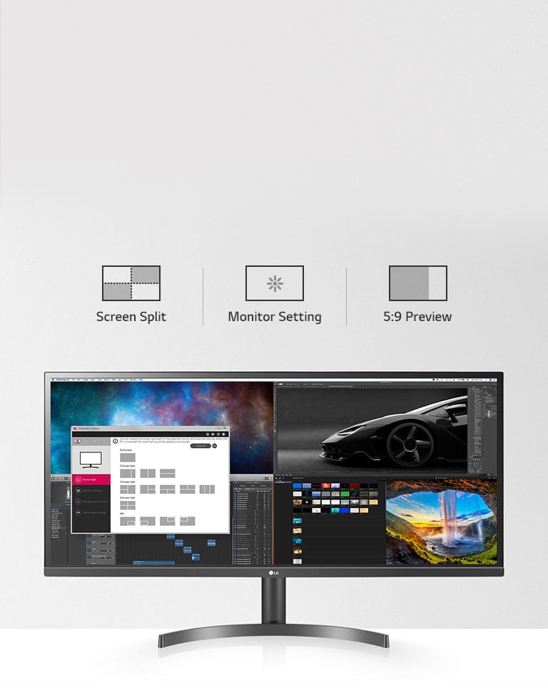 34” UltraWide Full HD IPS Monitor with HDR10 - 34WL500-B | LG New