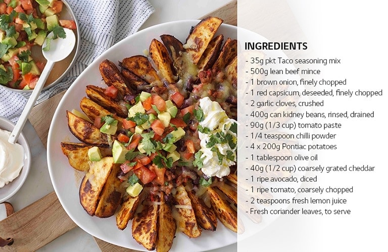 Potato Wedge Nachos