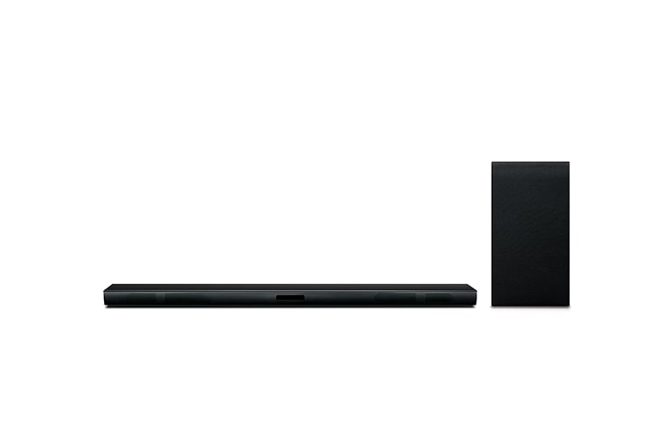 Front view of 300W 2.1ch Sound Bar with Wireless Subwoofer SH4