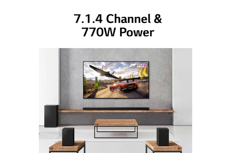 LG SP11RA, 770W, 7.1.4ch with Meridian & Dolby Atmos® Soundbar, SP11RA