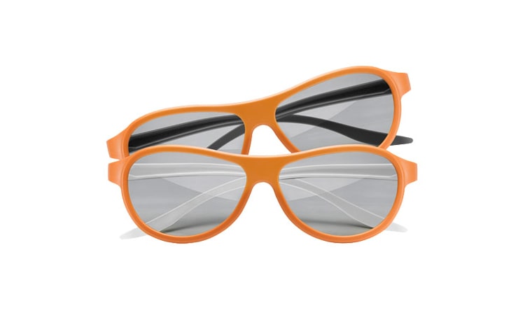 Front view of Dual Play Glasses for LG Cinema 3D LED LCD TV AG-F310DP