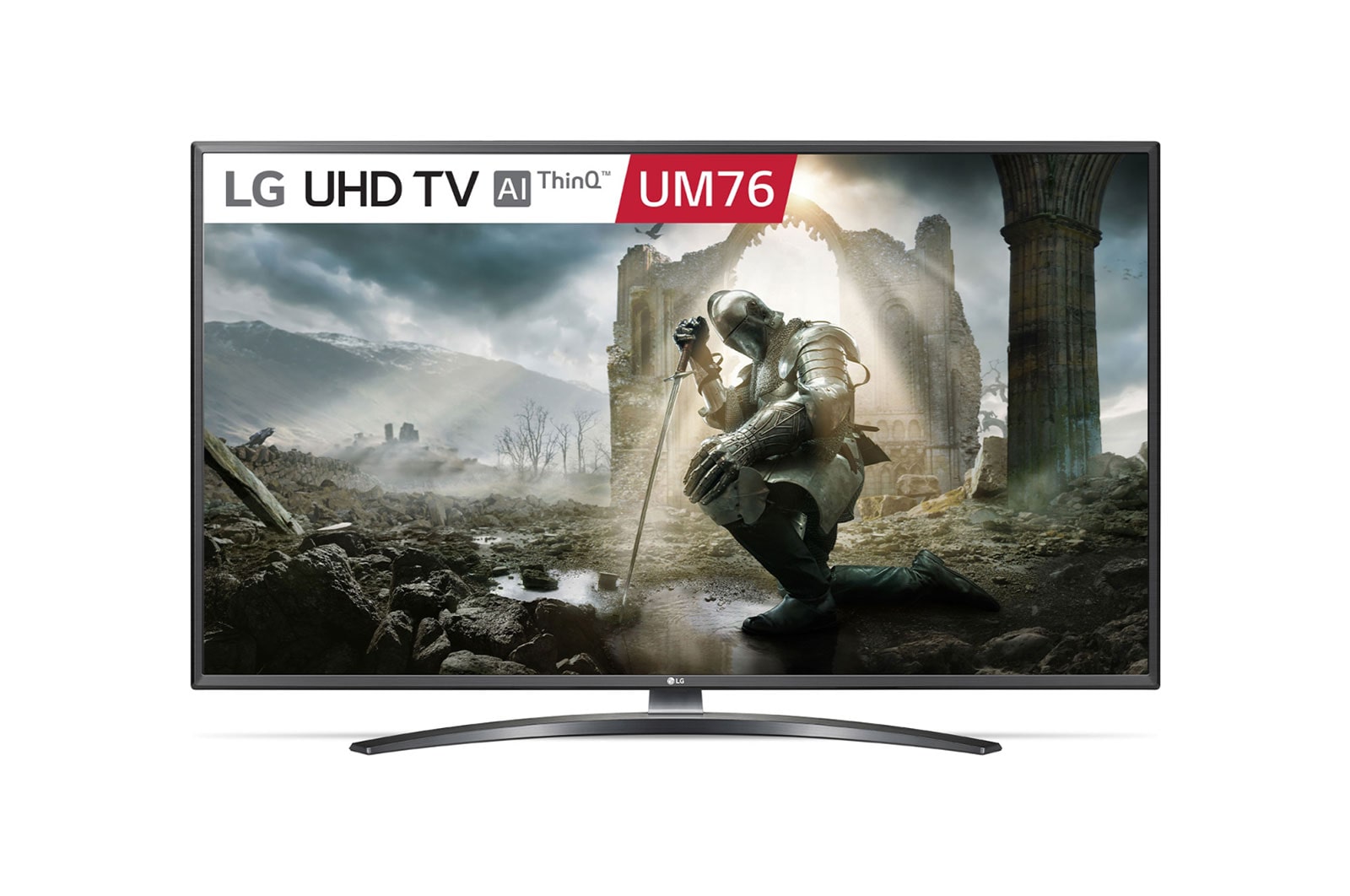 Front view of 43&#34; LG 4K UHD TV 43UM7600PTA
