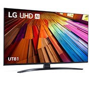 LG 43 Inch LG UHD AI UT81 4K Smart TV 2024, 43UT81006LA