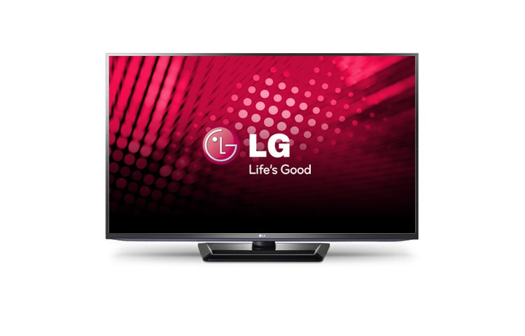 Front view of 50&#34; (127cm) Full HD 3D Plasma TV 50PM6700