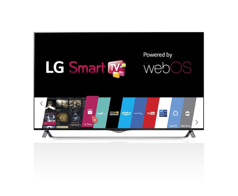 LG 55” (139cm) 4K Ultra HD 100Hz webOS Smart TV, 55UB850T