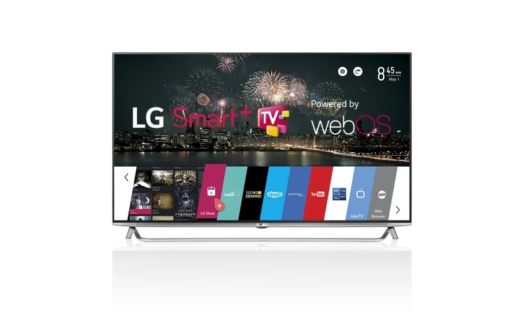 Front view of 55” (139cm) 4K ULTRA HD WEBOS SMART TV  55UB950T