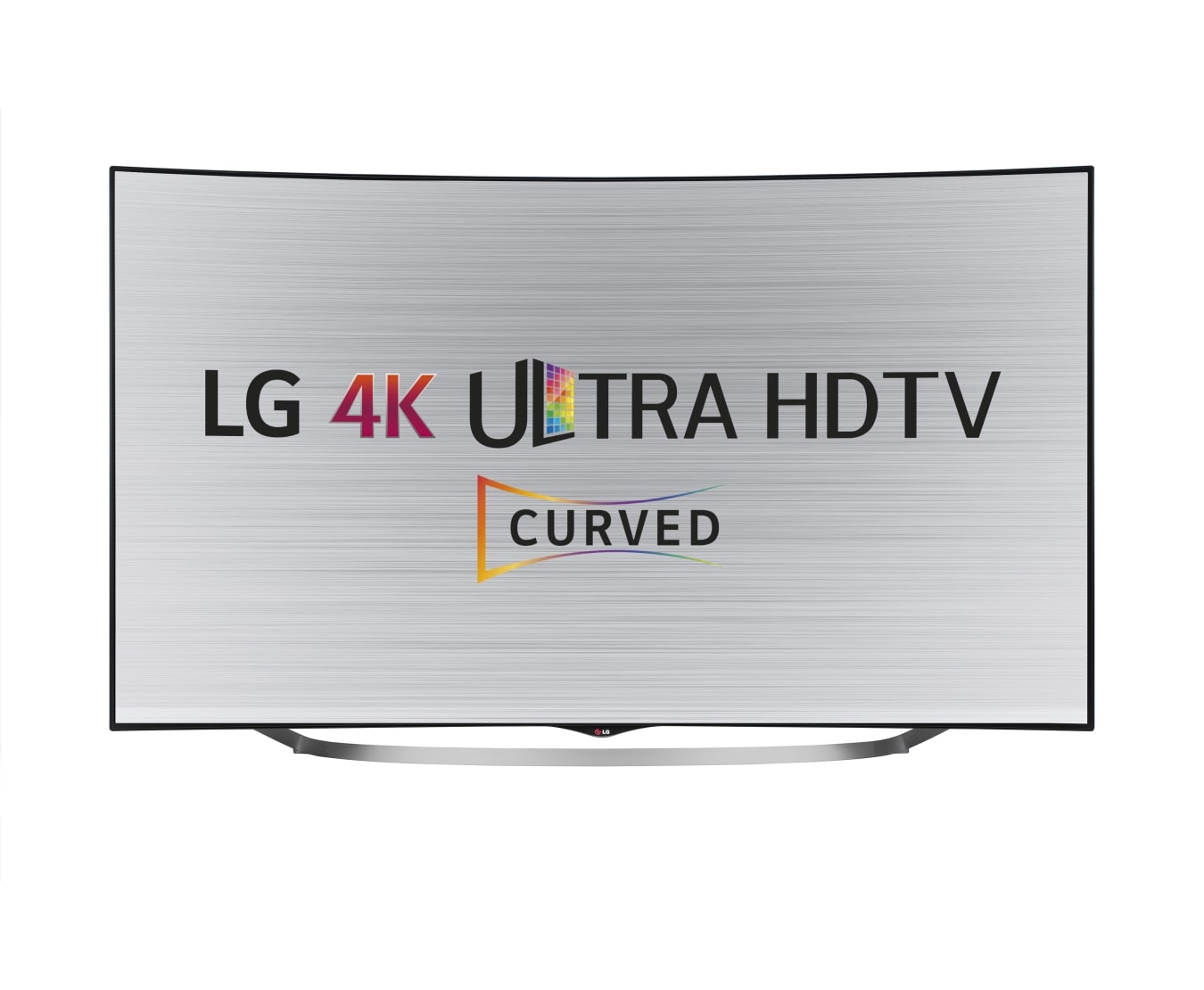 Front view of 55” (139cm) CURVED 4K ULTRA HD WEBOS SMART TV 55UC970T