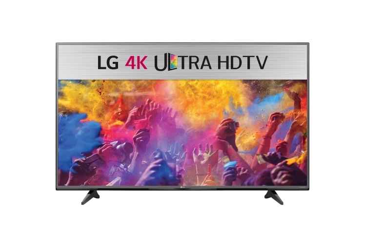 Front view of 55&#34; (139cm) LG 4K ULTRA HD webOS 2.0 Smart TV&#43; 55UF680T