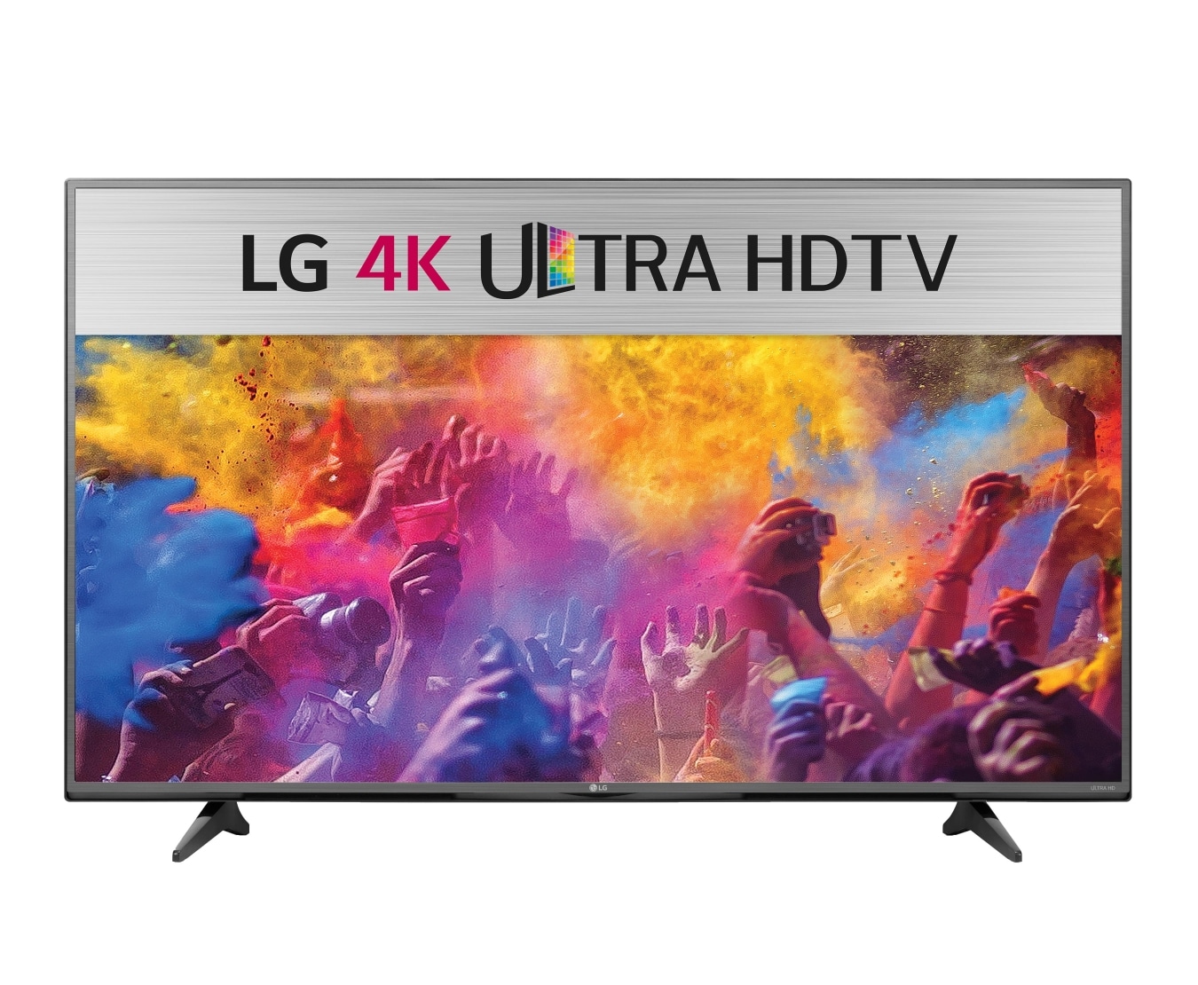Front view of 55&#34; (139cm) LG 4K ULTRA HD webOS 2.0 Smart TV&#43; 55UF680T