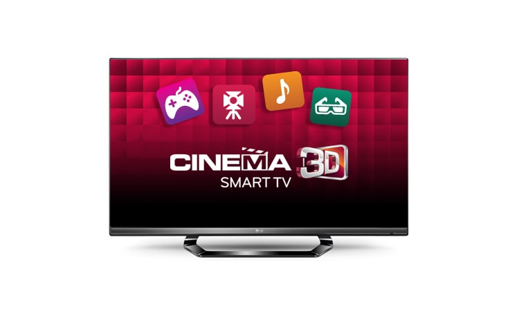 Front view of 60&#34; (152cm) FULL HD 3D LED LCD TV 60LM6450