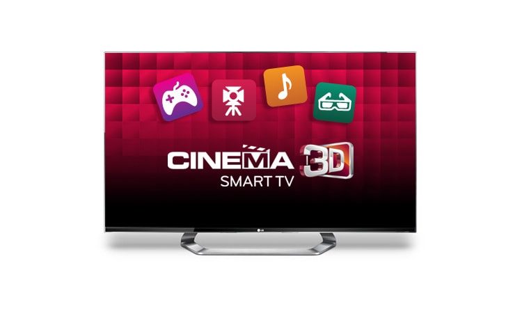 Front view of 60&#34; (152cm) Full HD 3D LED LCD TV 60LM9600