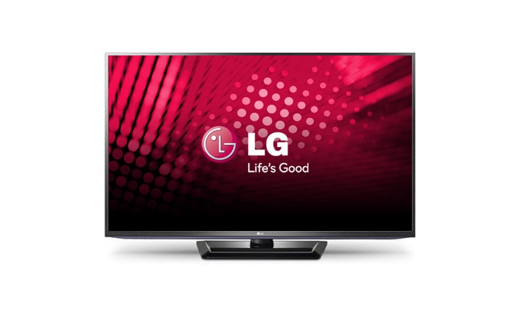 Front view of 60&#34; (152cm) Full HD 3D Plasma TV 60PM6700