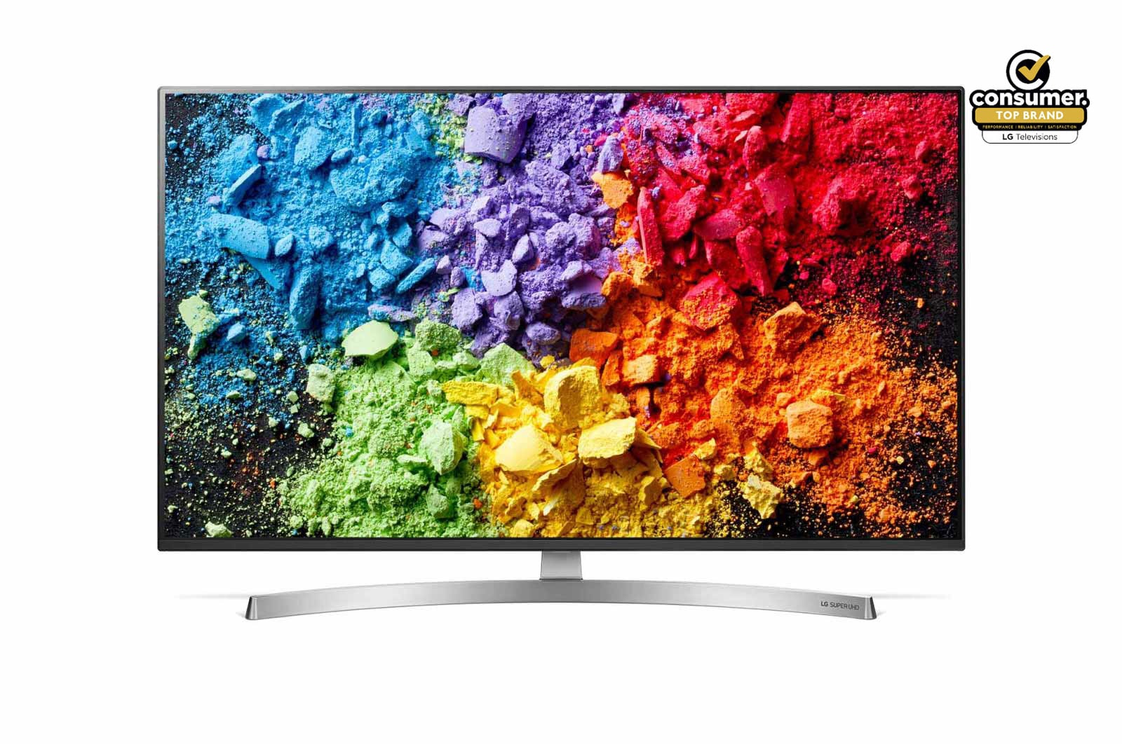 Front view of LG Super UHD 4K TV 65 inch 65SK8500