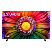 A front view of the LG UHD TV