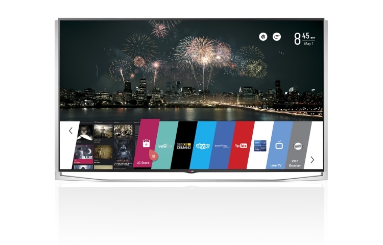 Front view of 79” 4K Ultra HD 200Hz webOS Smart TV 79UB980T