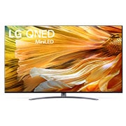 A front view of the LG QNED TV