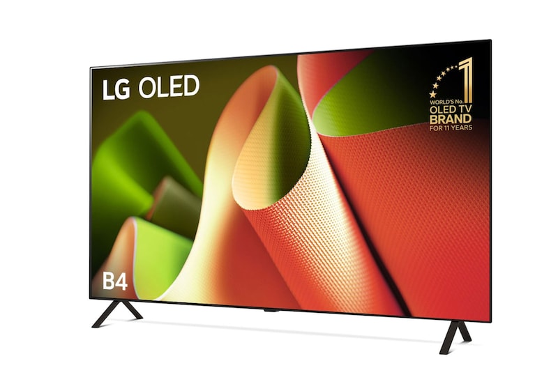 LG 55 Inch LG OLED AI B4 4K Smart TV 2024, OLED55B46LA