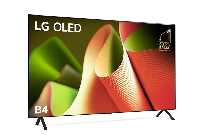 LG 55 Inch LG OLED AI B4 4K Smart TV 2024, OLED55B46LA