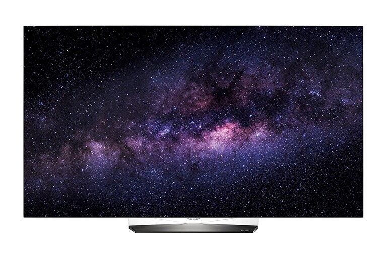 Front view of LG OLED TV OLED55B6T