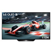 Front view of 55&#34; LG OLED 4K TV - B9 OLED55B9PVA