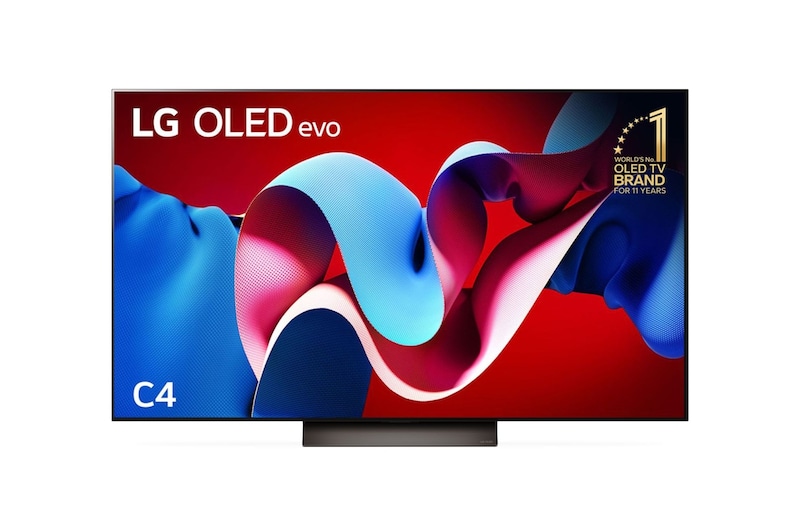 LG 55 Inch LG OLED evo AI C4 4K Smart TV 2024, OLED55C46LA