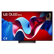 Front view with LG OLED evo and 11 Years World No.1 OLED Emblem on screen
