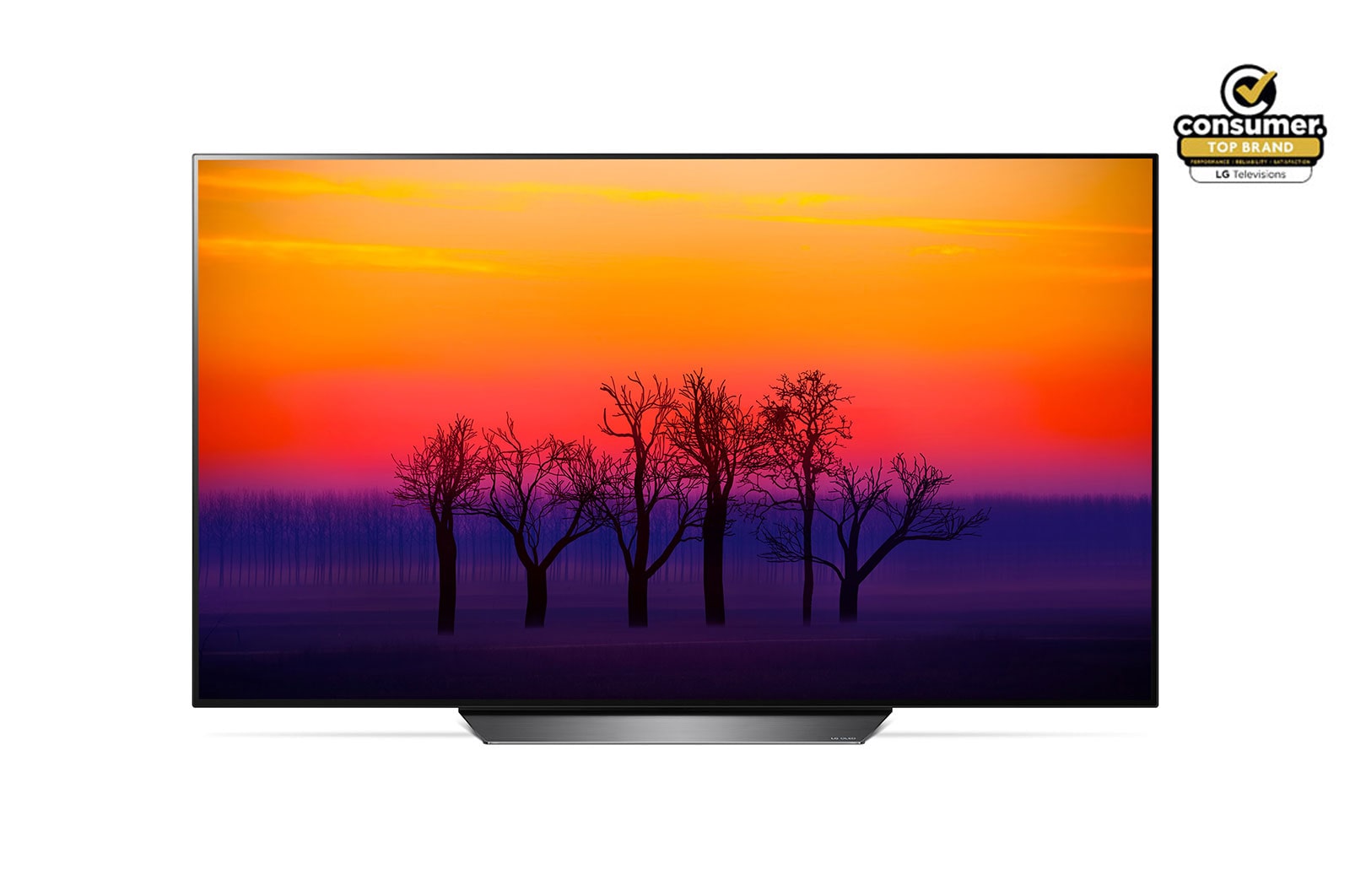 Front view of OLED65B8 OLED65B8