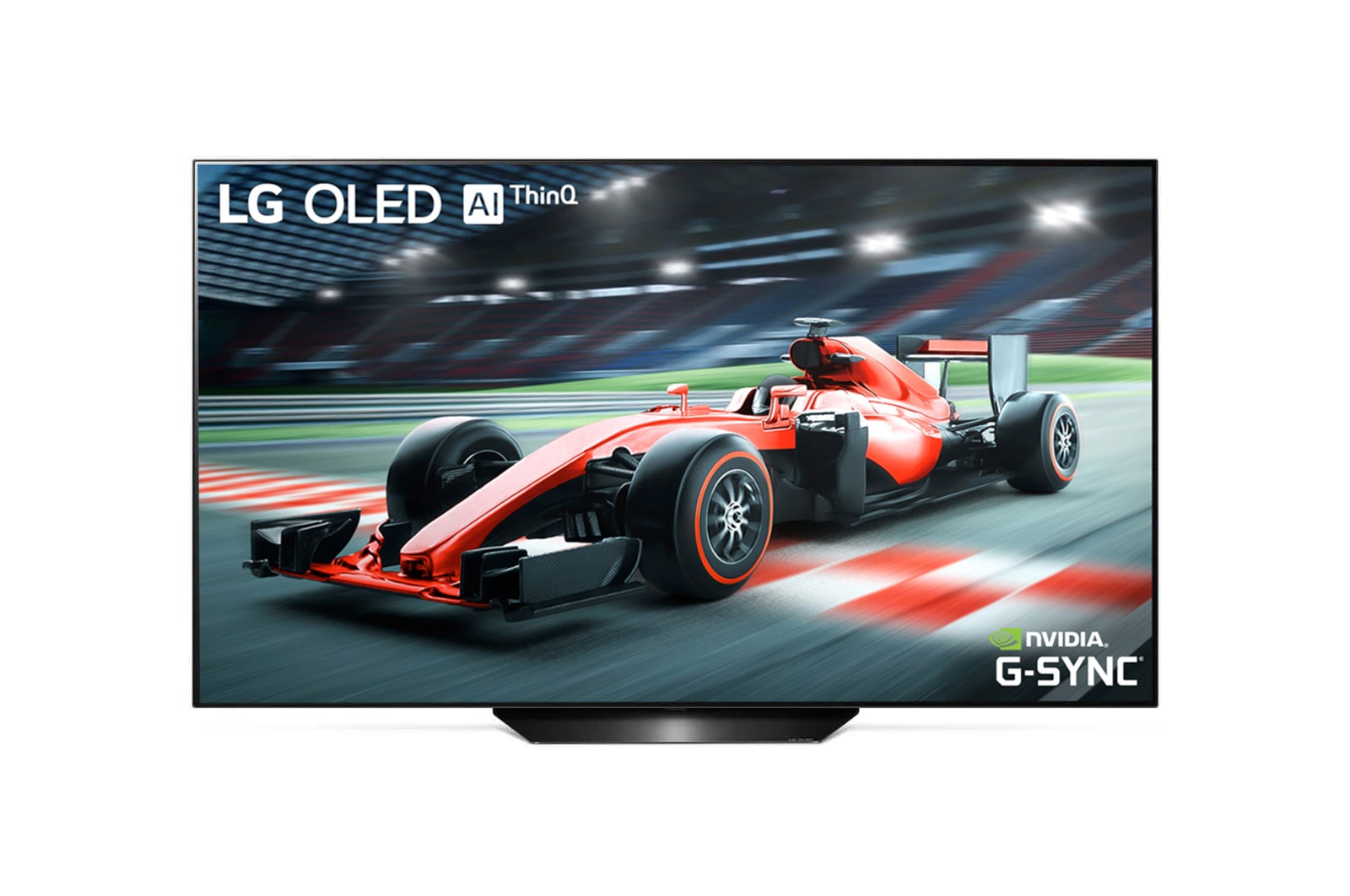 Front view of 65&#34; LG OLED 4K TV - B9 OLED65B9PVA