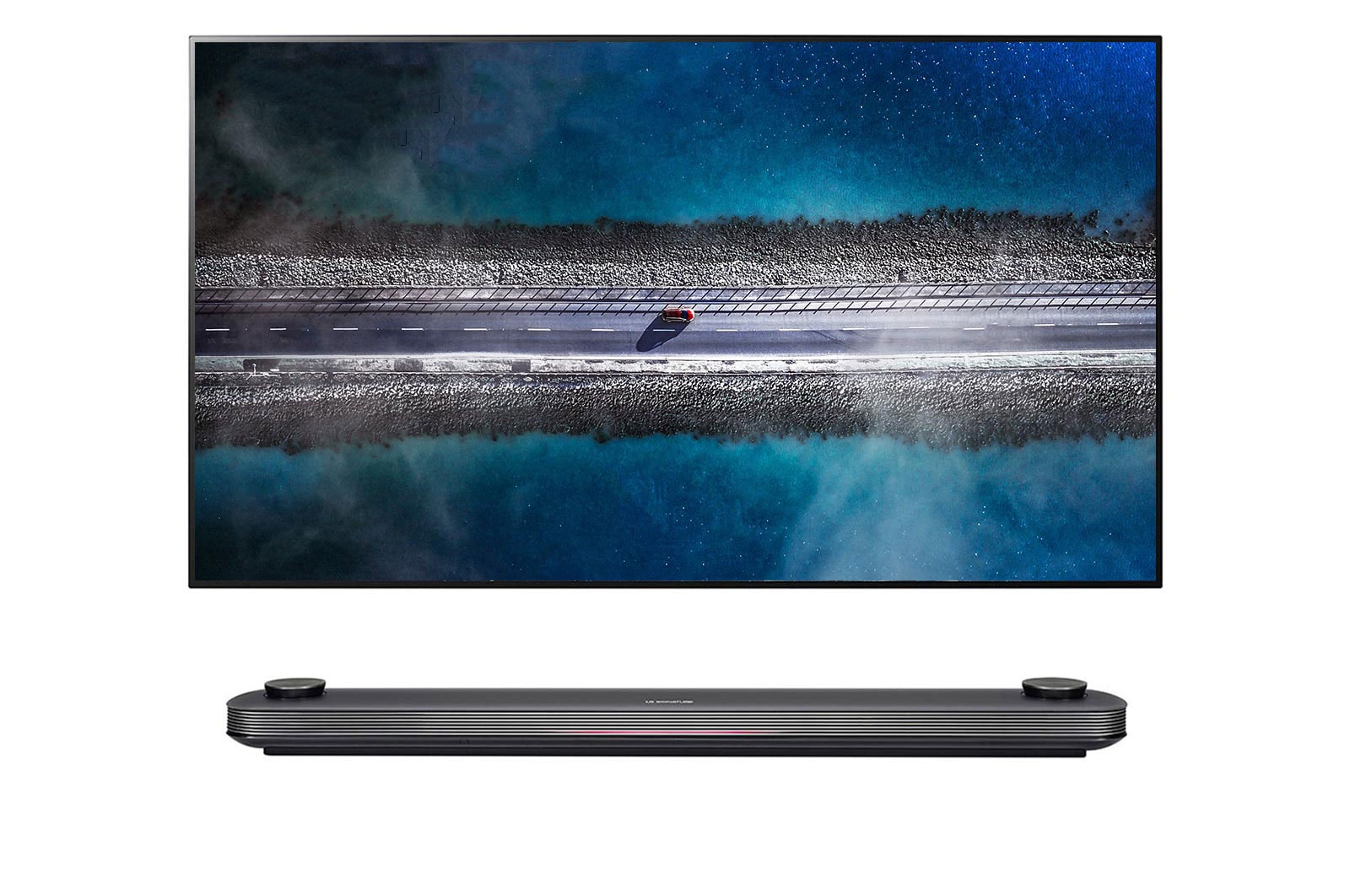 Front view of 65&#34; LG SIGNATURE Wallpaper OLED TV- W9 OLED65W9PVA