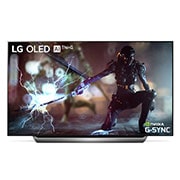 Front view of 77&#34; LG OLED 4K TV - C9 OLED77C9PTA