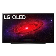 Front view of LG CX 77 inch 4K Smart OLED TV OLED77CXPVA