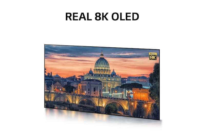 LG SIGNATURE Z1 88 inch 8K Smart Self-Lit OLED TV w/ AI ThinQ®, OLED88Z1PTA