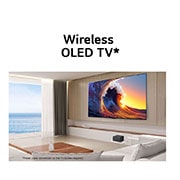 LG True Wireless TV 97 inch LG SIGNATURE OLED M4 with 4K 120Hz Video & Audio Transfer , OLED97M46LA