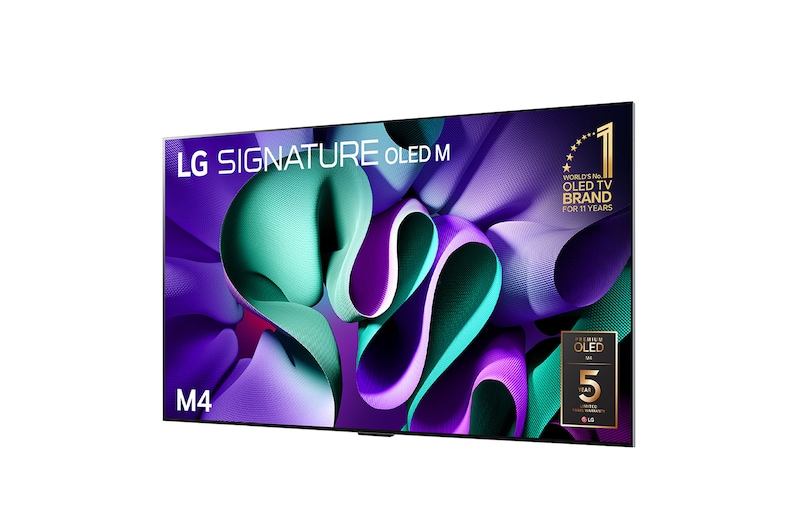 LG True Wireless TV 97 inch LG SIGNATURE OLED M4 with 4K 120Hz Video & Audio Transfer , OLED97M46LA