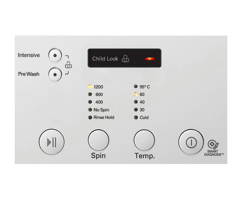 LG 7kg Front Load Washer, WD1200D