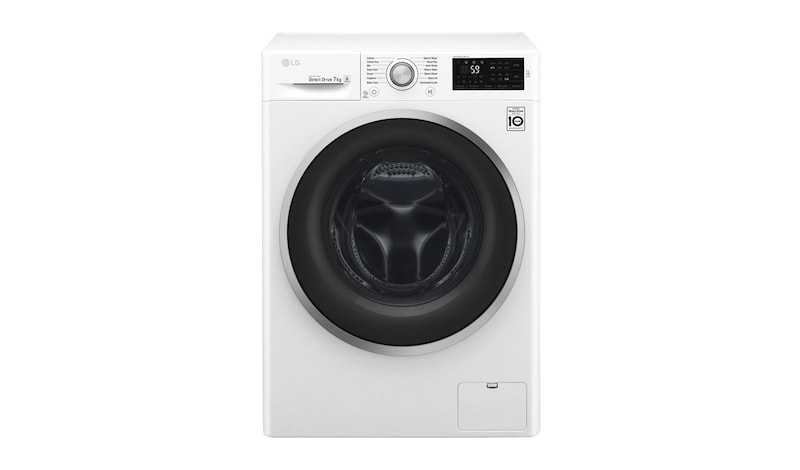 LG 7kg Front Load Washing Machine with 6 Motion Direct Drive, WD1207NCW
