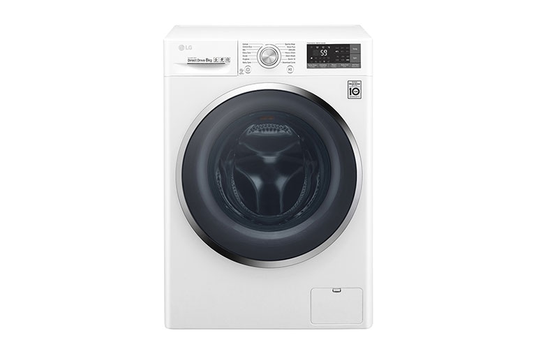 Front view of 8kg Front Load Washing Machine with TurboClean™ WD1408NCW