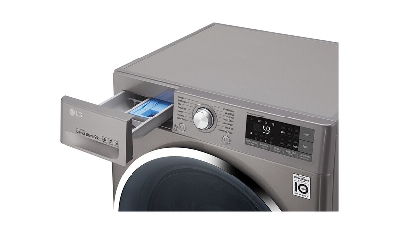 LG 9kg Front Load Washing Machine with TurboClean™, WD1409NCE
