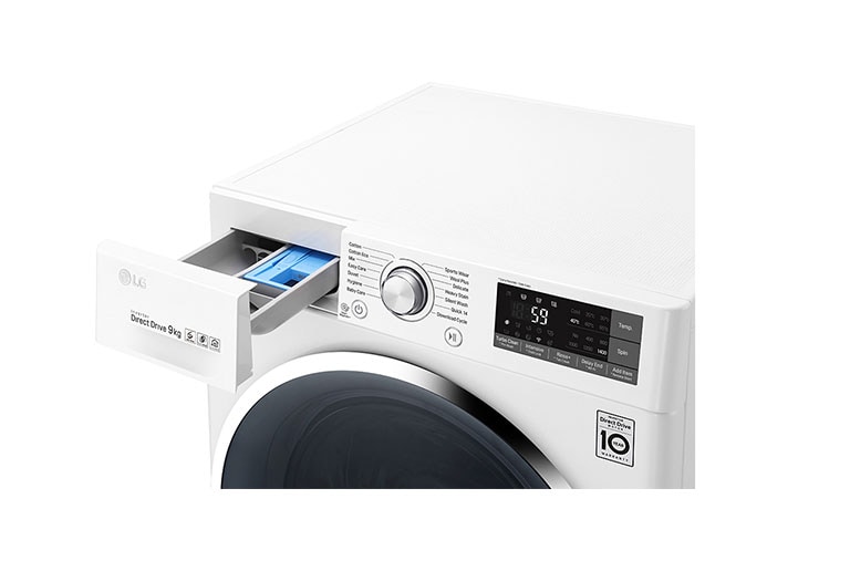 LG 9kg Front Load Washing Machine with TurboClean™, WD1409NCW