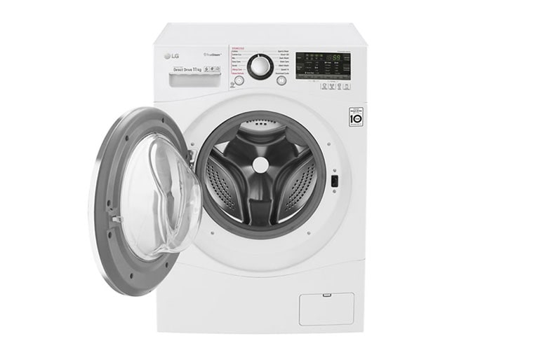 LG 11kg Front Load Washing Machine  with TrueSteam®, WD1411SBW