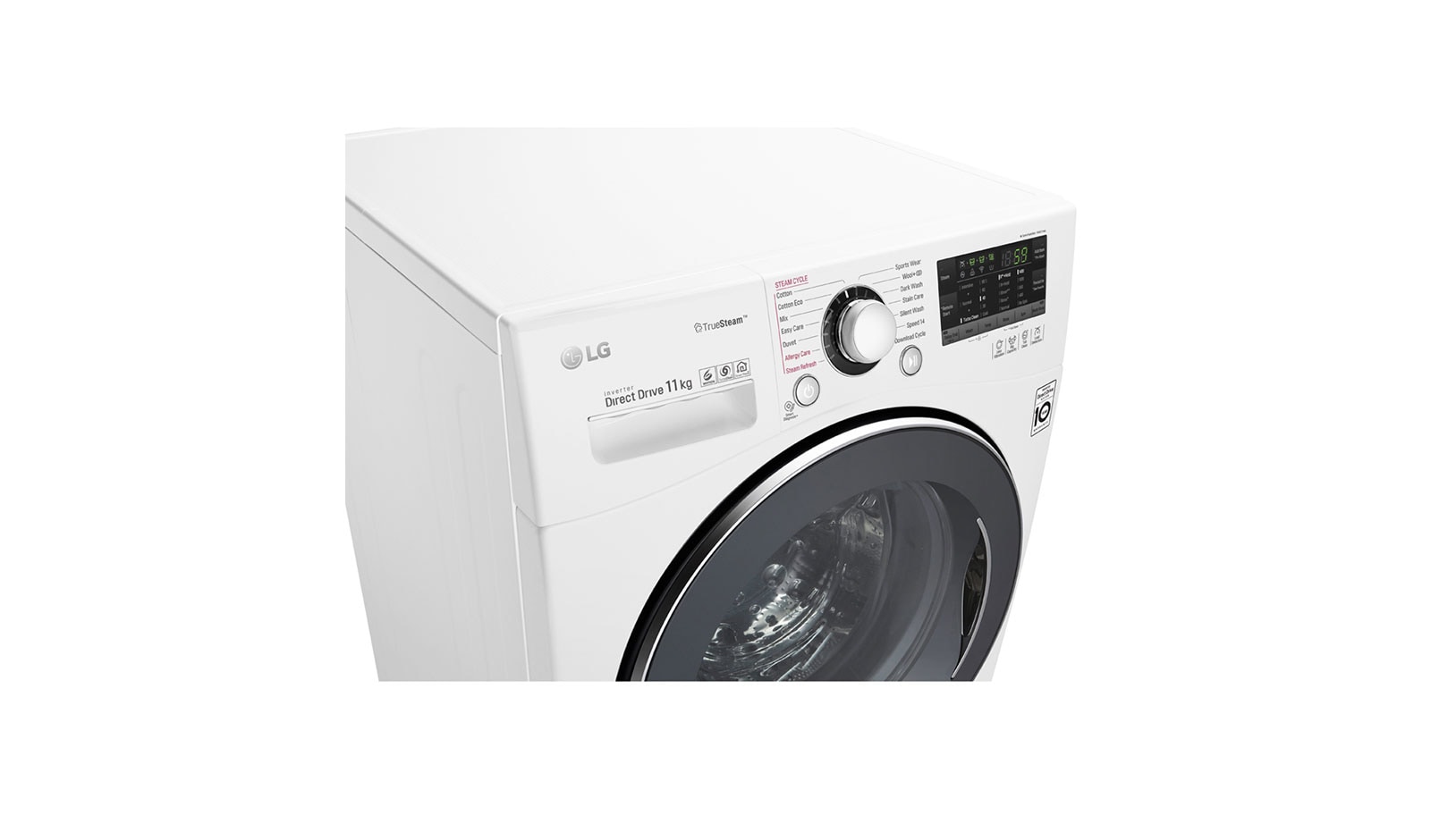LG 11kg Front Load Washing Machine  with TrueSteam®, WD1411SBW