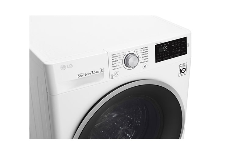 LG 7.5kg Front Load Washing Machine with 6 Motion Direct Drive, WD1475NCW