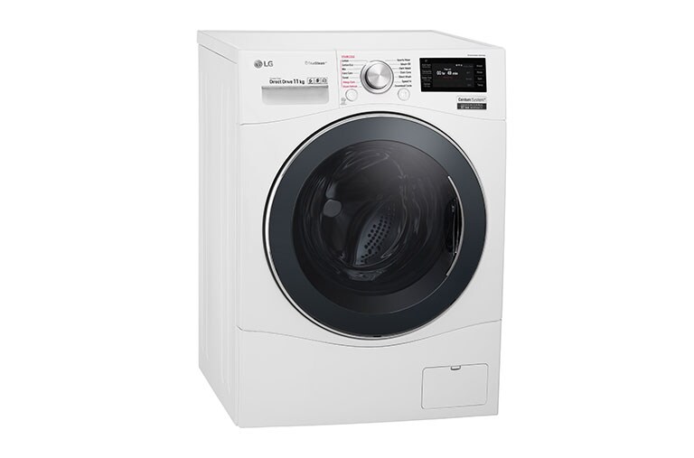 LG 11kg Centum™ Front Load Washer with Inverter Direct Drive Motor, WD1611SMW2