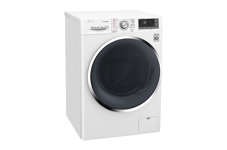 LG 9kg/5kg Front Load Washer Dryer Combo with TrueSteam®, WDC1409HCW