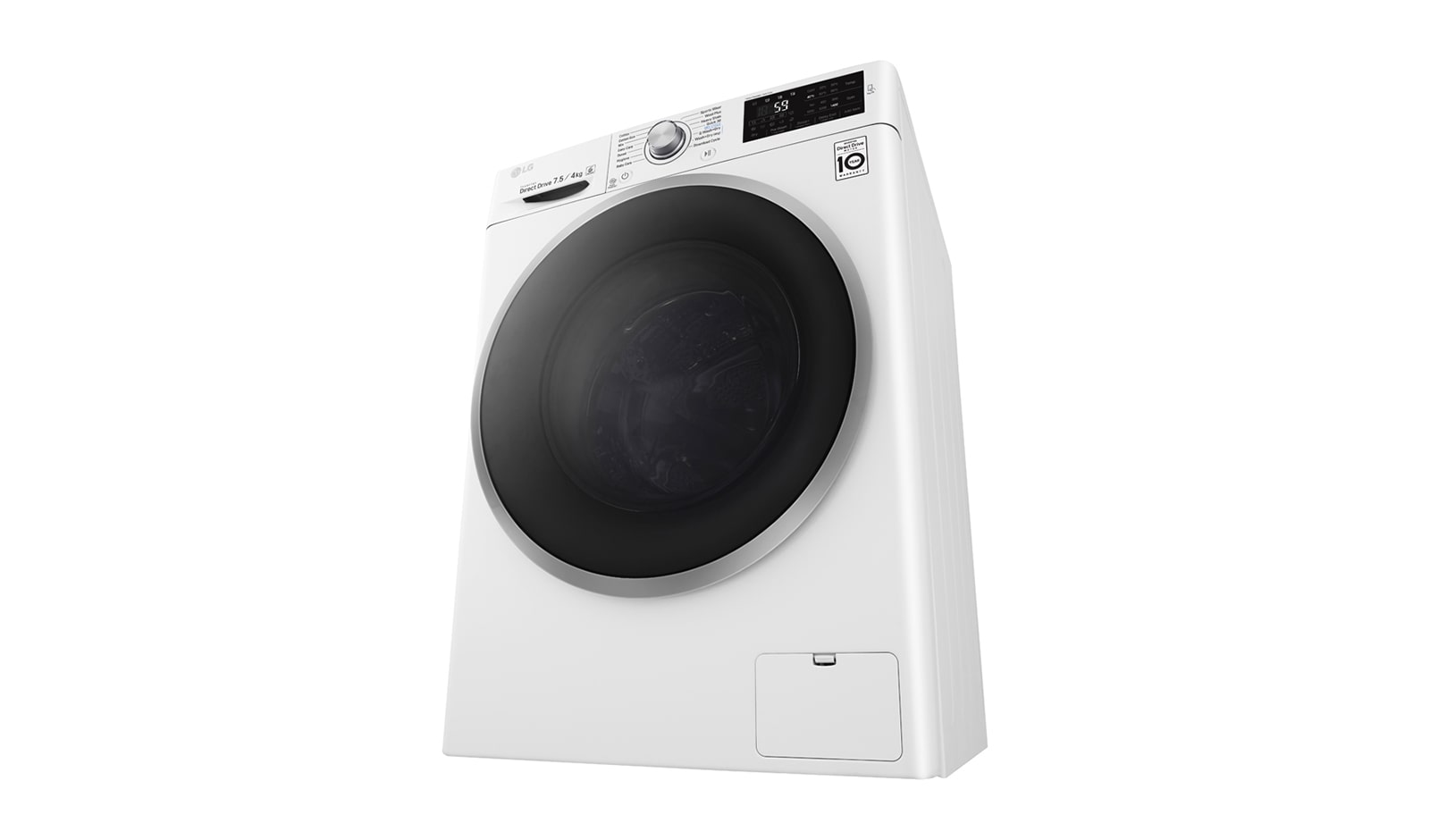 LG 7.5/4kg Front Load Washer Dryer Combo with 6 Motion Direct Drive, WDC1475NCW