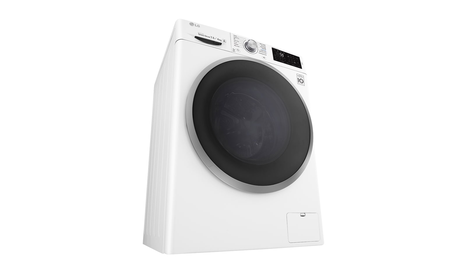 LG 7.5/4kg Front Load Washer Dryer Combo with 6 Motion Direct Drive, WDC1475NCW