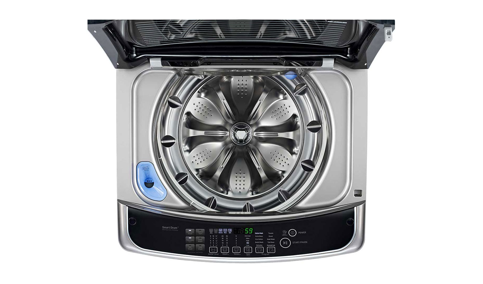 LG 10kg Top Load Washing Machine with 6 Motion Direct Drive & Smart THINQ™, WTG1032VF