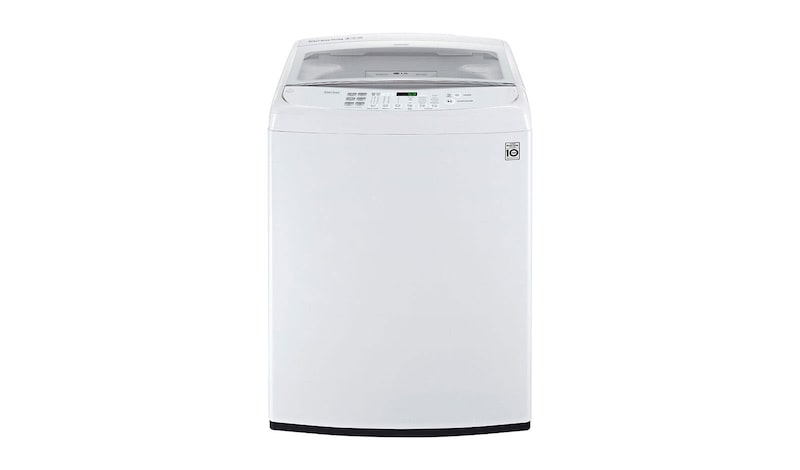 Front view of 10kg Top Load Washing Machine with 6 Motion Direct Drive & Smart THINQ™ WTG1032WF